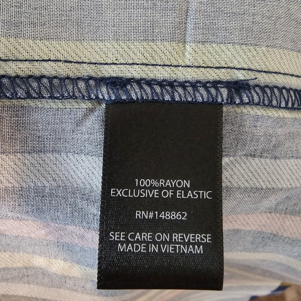 Torrid Colorful Stripe Midi Challis Button-Front … - image 8